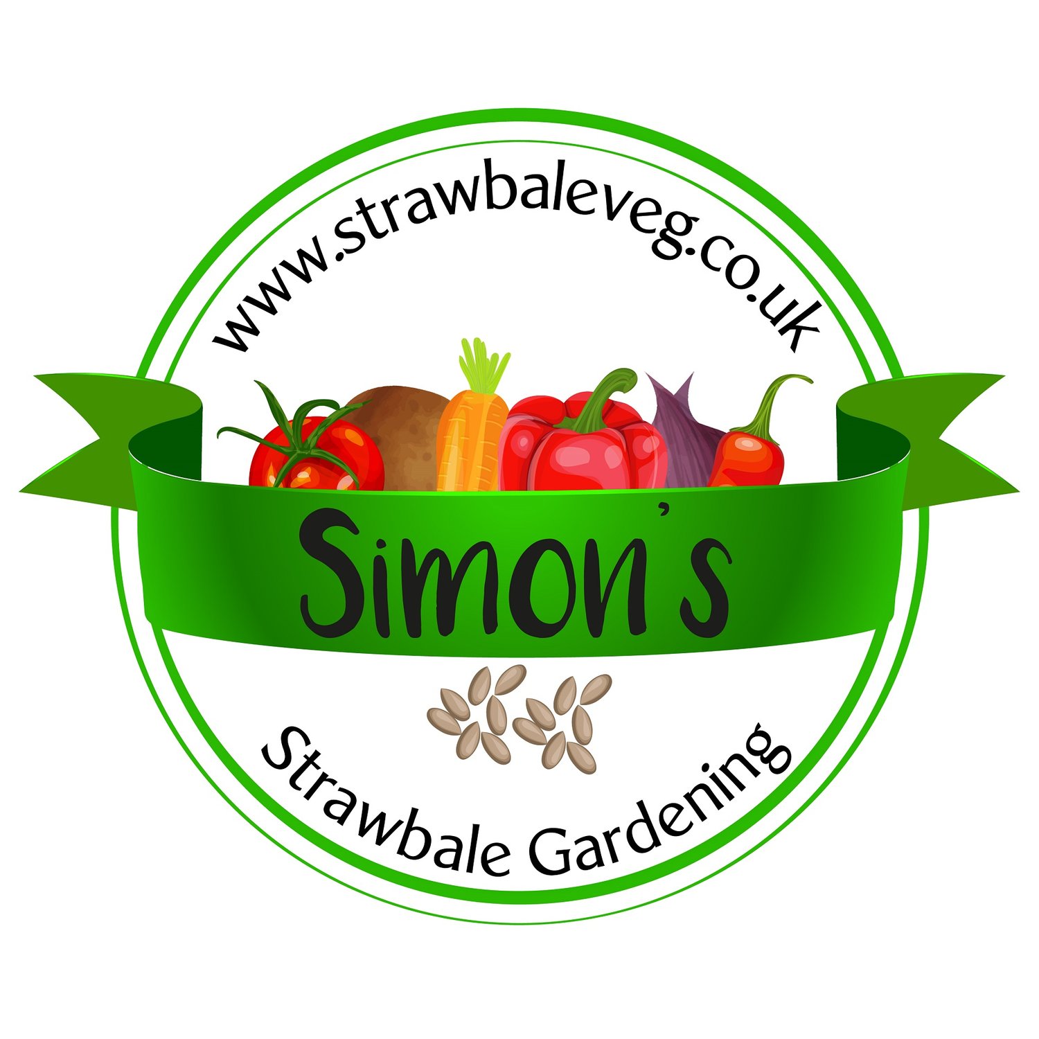 Simon's Strawbale Gardening
