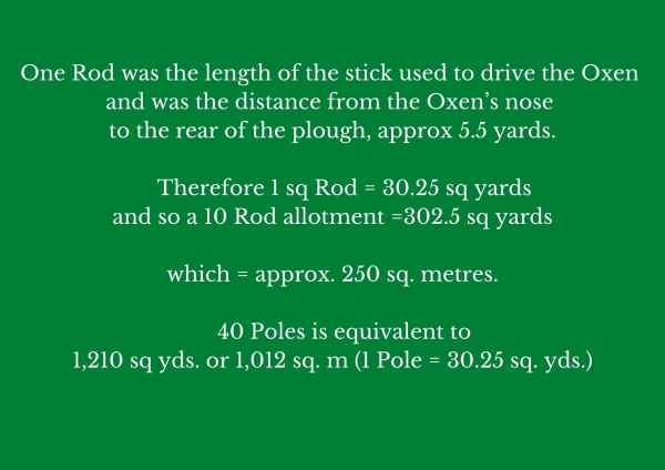 one rod length